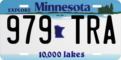 MN license plate 979TRA