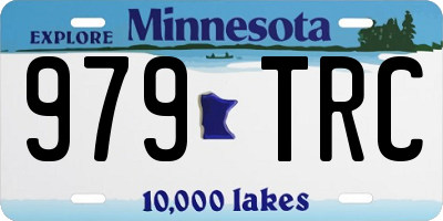 MN license plate 979TRC
