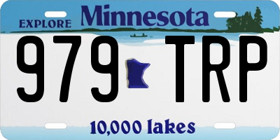 MN license plate 979TRP