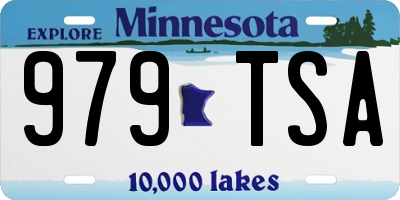 MN license plate 979TSA