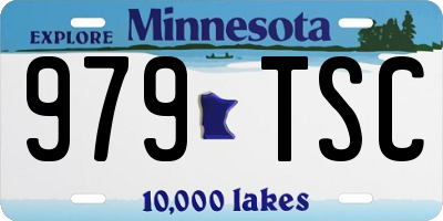 MN license plate 979TSC