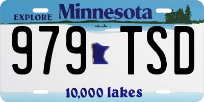 MN license plate 979TSD