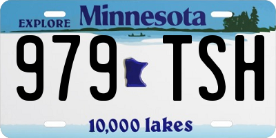 MN license plate 979TSH