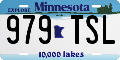 MN license plate 979TSL
