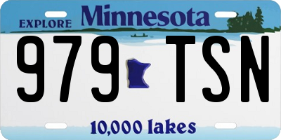 MN license plate 979TSN