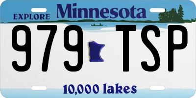 MN license plate 979TSP