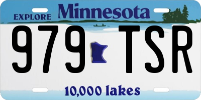 MN license plate 979TSR