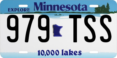 MN license plate 979TSS