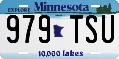 MN license plate 979TSU