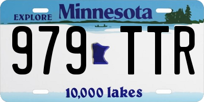 MN license plate 979TTR
