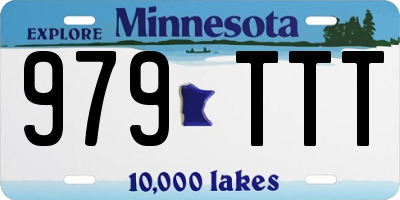 MN license plate 979TTT