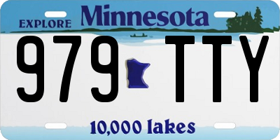 MN license plate 979TTY