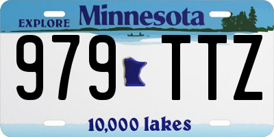 MN license plate 979TTZ