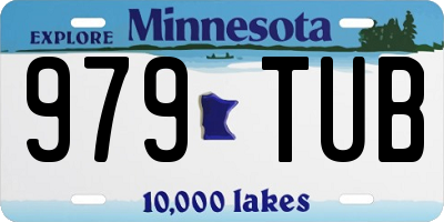 MN license plate 979TUB