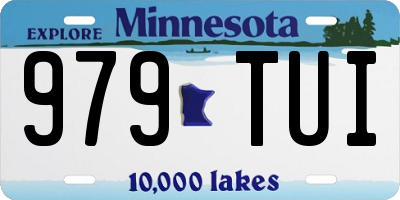 MN license plate 979TUI