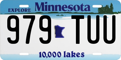 MN license plate 979TUU