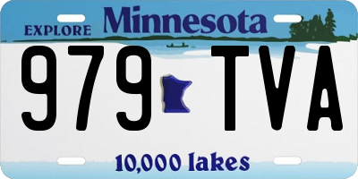 MN license plate 979TVA