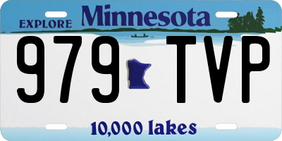 MN license plate 979TVP