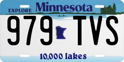 MN license plate 979TVS
