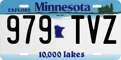 MN license plate 979TVZ