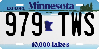 MN license plate 979TWS