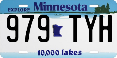 MN license plate 979TYH