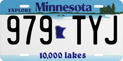 MN license plate 979TYJ