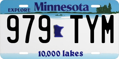 MN license plate 979TYM