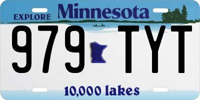 MN license plate 979TYT