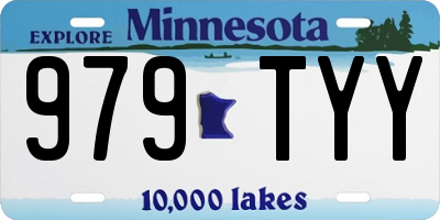 MN license plate 979TYY