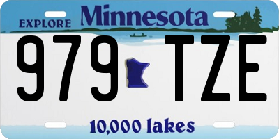 MN license plate 979TZE