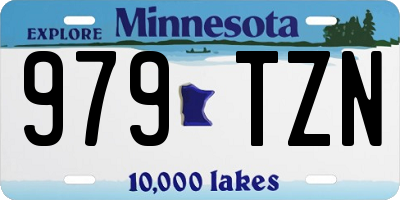 MN license plate 979TZN