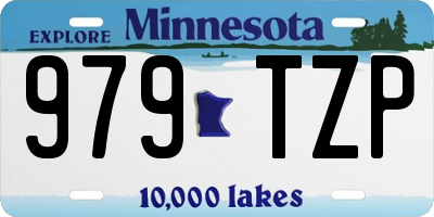 MN license plate 979TZP