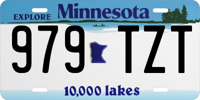 MN license plate 979TZT