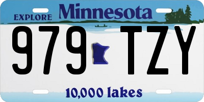 MN license plate 979TZY
