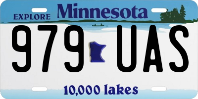 MN license plate 979UAS