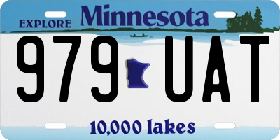 MN license plate 979UAT