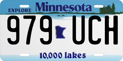 MN license plate 979UCH