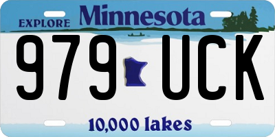 MN license plate 979UCK