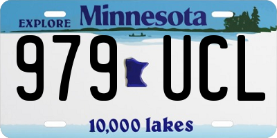 MN license plate 979UCL