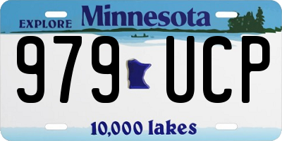 MN license plate 979UCP
