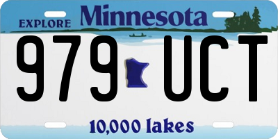 MN license plate 979UCT