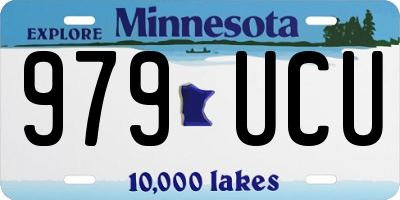 MN license plate 979UCU