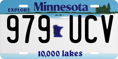 MN license plate 979UCV