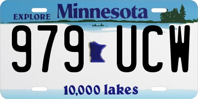 MN license plate 979UCW