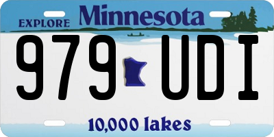 MN license plate 979UDI