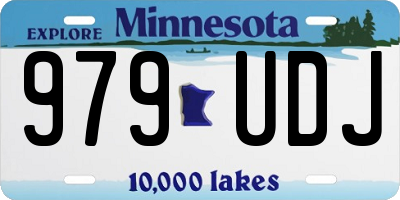 MN license plate 979UDJ