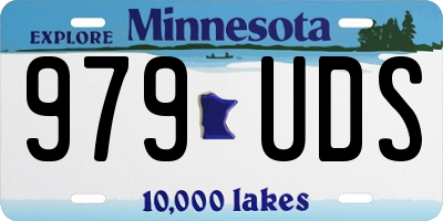 MN license plate 979UDS