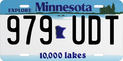 MN license plate 979UDT