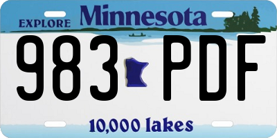 MN license plate 983PDF